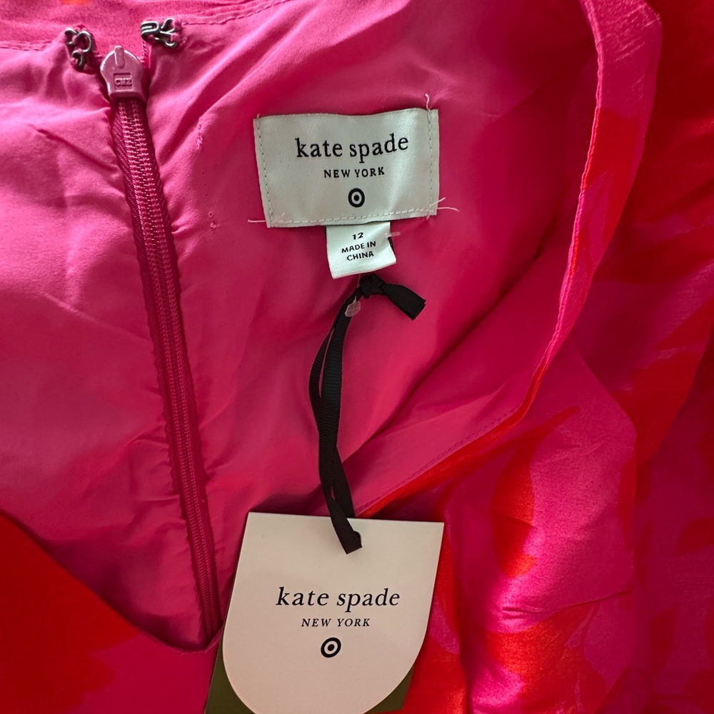 Kate Spade rose peplum Dress - Picture 2 of 3